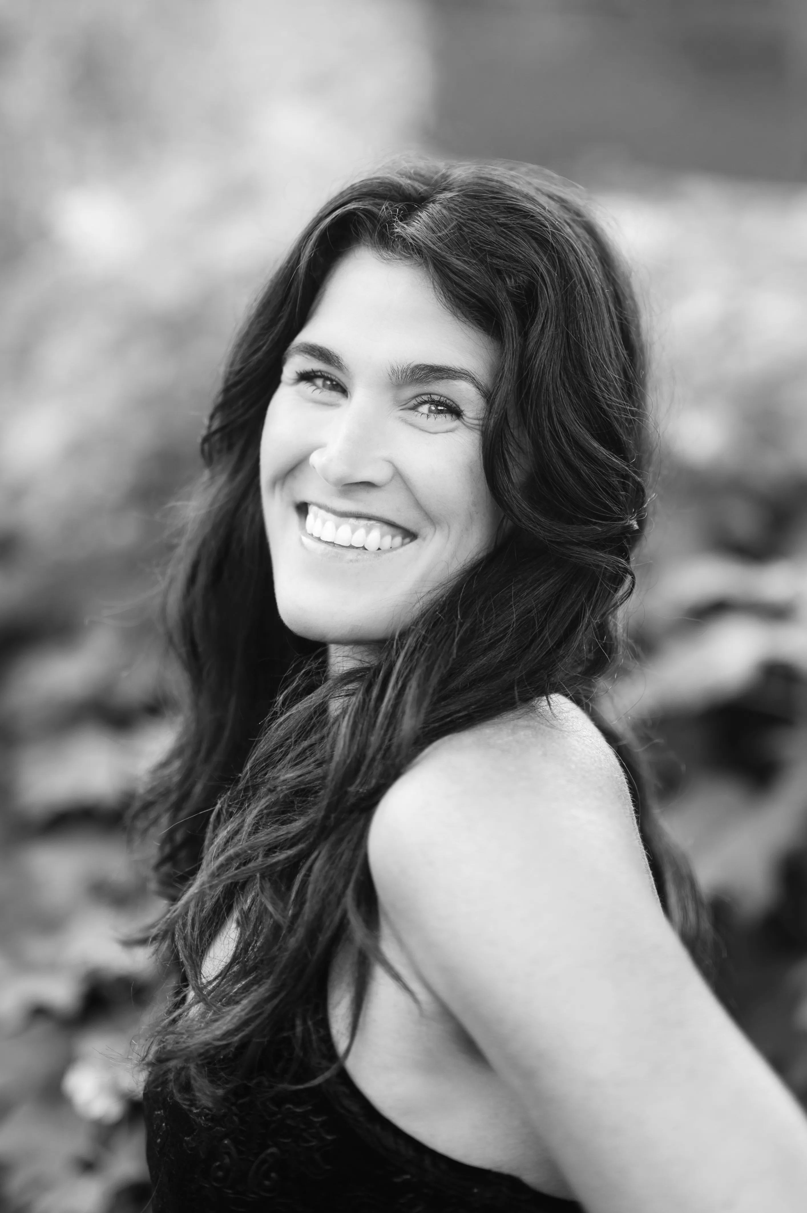 Woman smiling