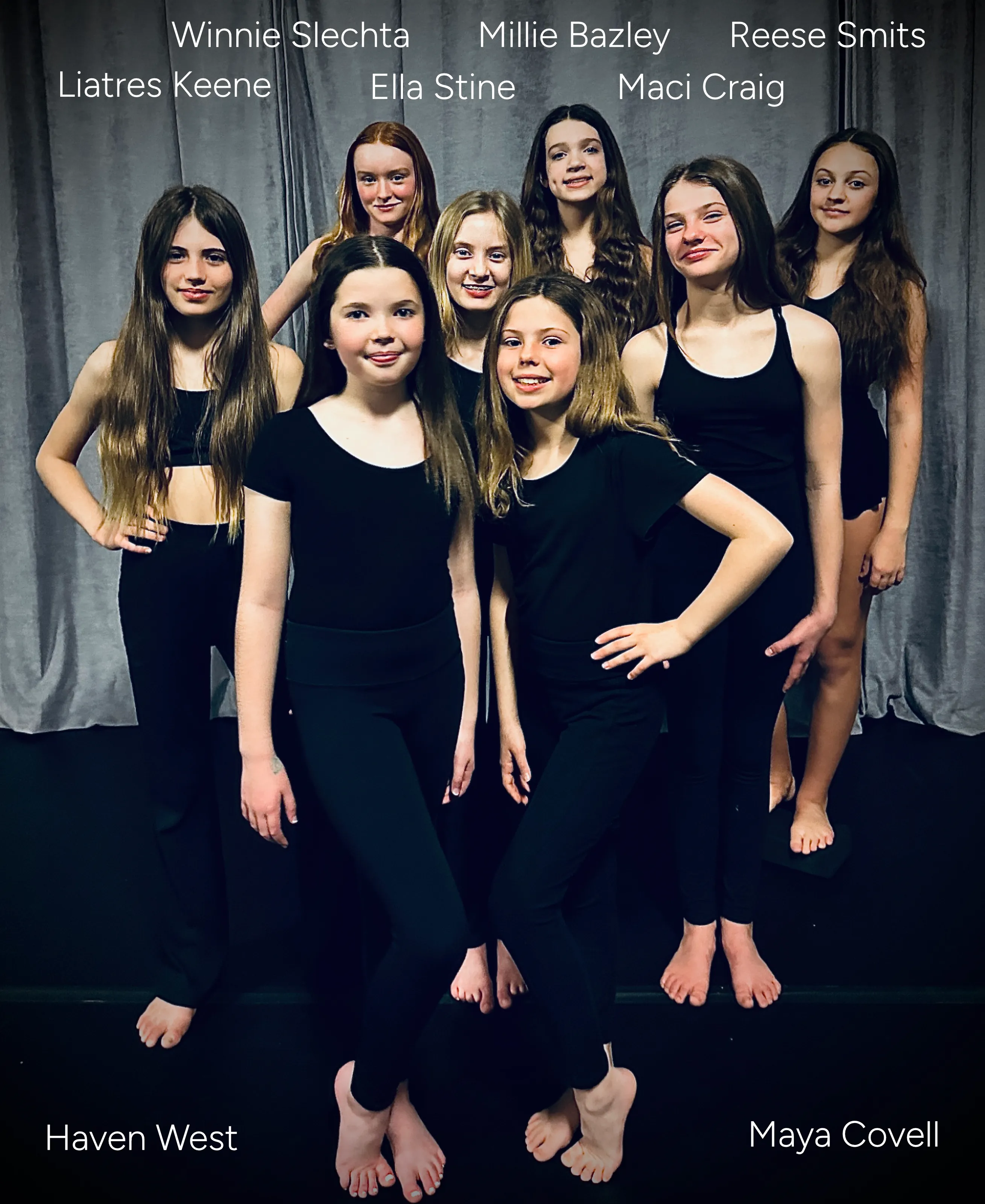 Various people in dance poses
