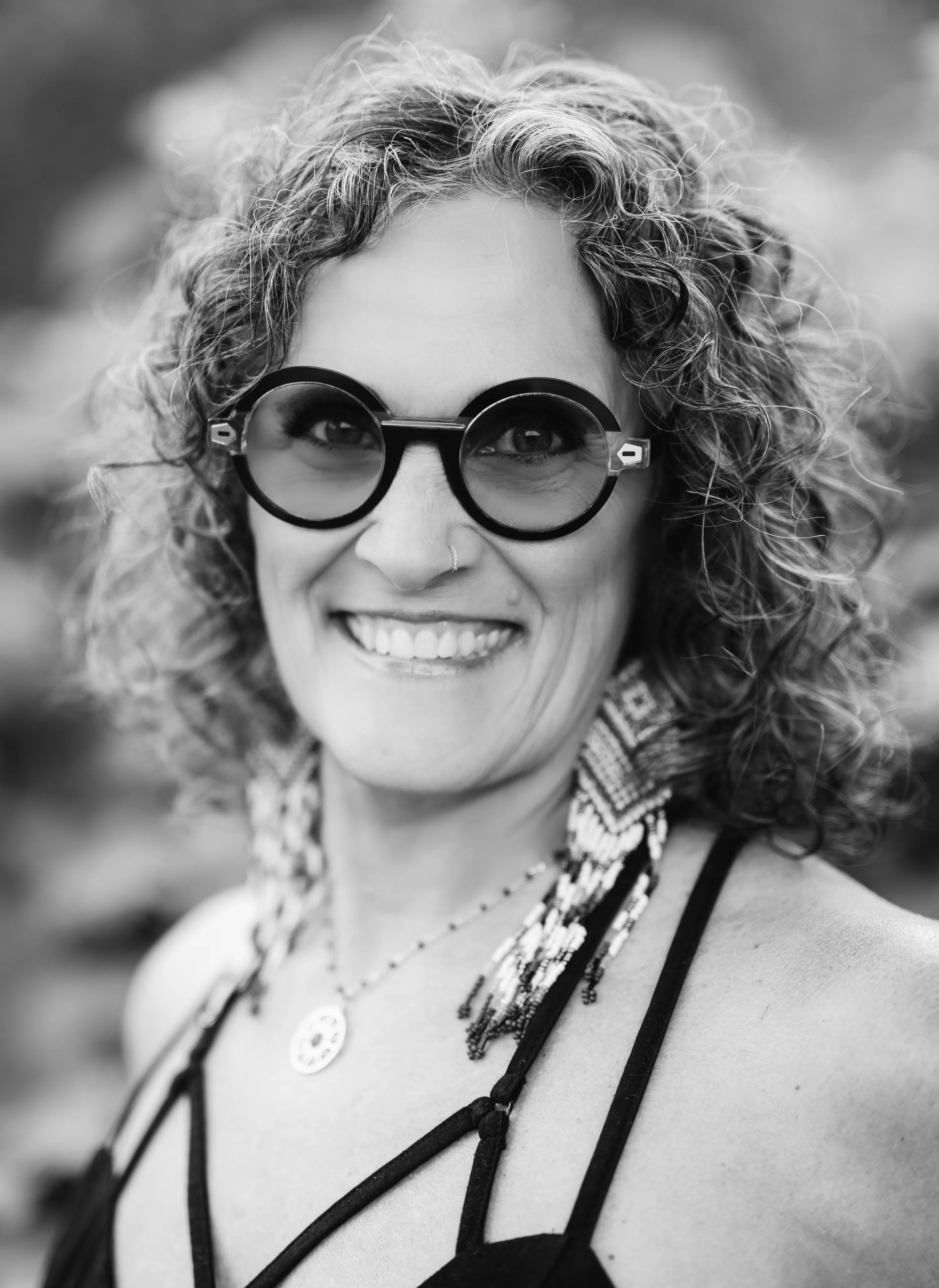 Woman smiling