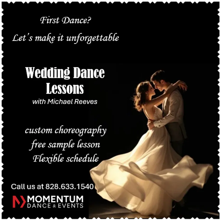 We offer first dance lessons for brides and grooms